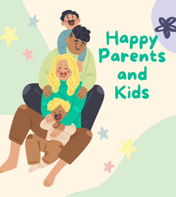 Happy Parents and Kids